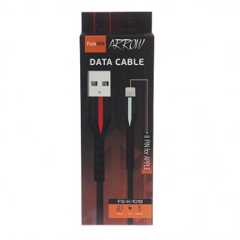 250 р. Кабель iPhone (5-) 1м FAISON FAISON fs-k-1019 arrow black  с доставкой в г. Майкоп. Увеличить фотографию 2