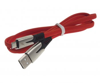 195 р. Кабель micro USB 1м FAISON FAISON fs-k-1034 need red  с доставкой в г. Майкоп. Увеличить фотографию 1
