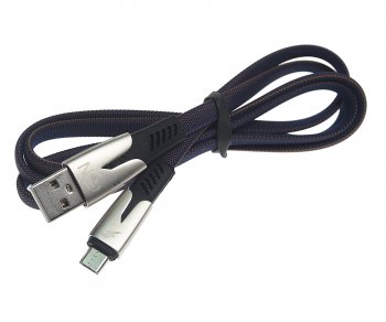 195 р. Кабель micro USB 1м FAISON FAISON fs-k-1035 need blue  с доставкой в г. Майкоп. Увеличить фотографию 1