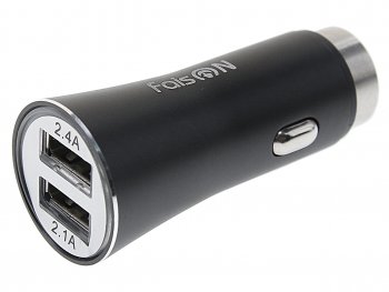 499 р. Устройство зарядное в прикуриватель 2USB 12V Quick Charge EARLDOM EARLDOM fs-z-588 black  с доставкой в г. Майкоп. Увеличить фотографию 1