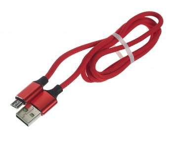 147 р. Кабель micro USB 1м FAISON FAISON fx21 red  с доставкой в г. Майкоп. Увеличить фотографию 1
