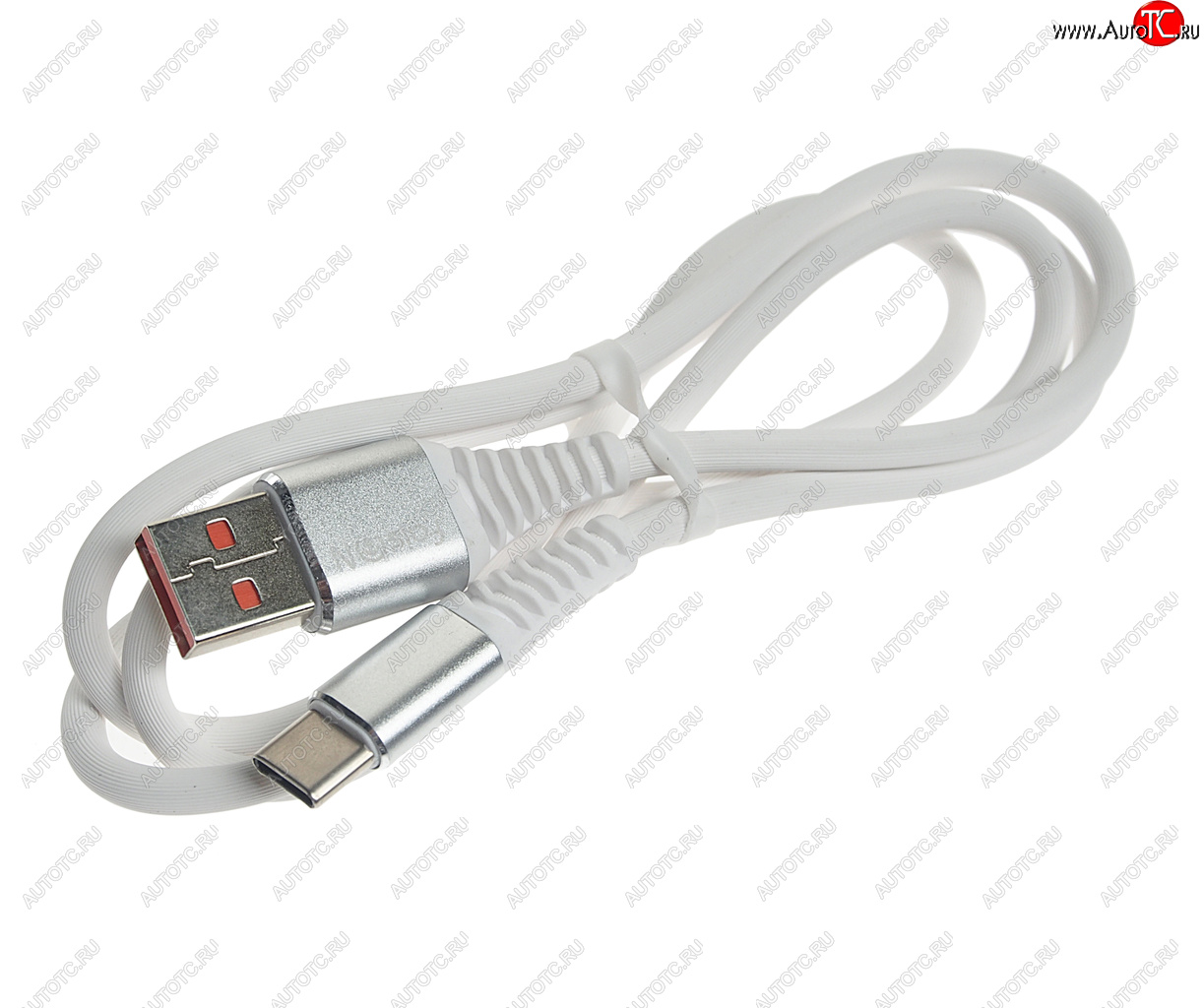 221 р. Кабель USB Type C 1м FAISON FAISON fx24 white  с доставкой в г. Майкоп
