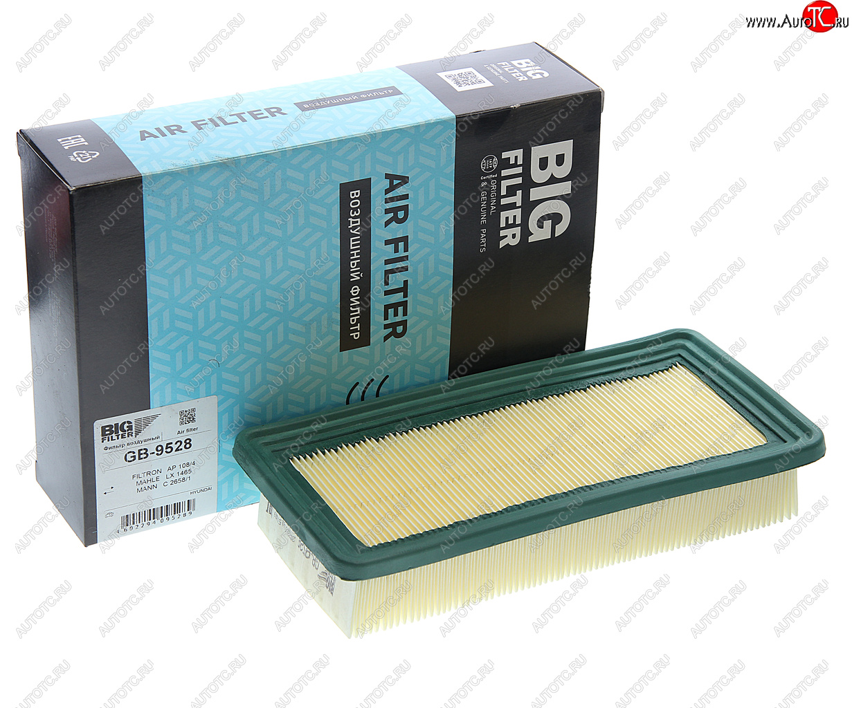 329 р. Фильтр воздушный HYUNDAI Getz (02-) BIG FILTER BIG FILTER gb-9528 BIG FILTER gb-9528  с доставкой в г. Майкоп