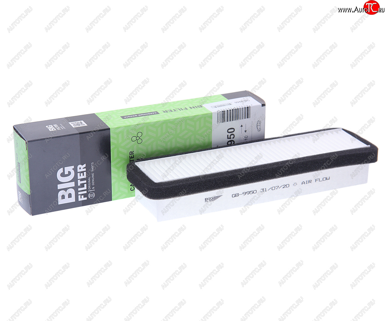 739 р. Фильтр воздушный салона ГАЗ-3302 простой BIG FILTER BIG FILTER gb-9950  с доставкой в г. Майкоп