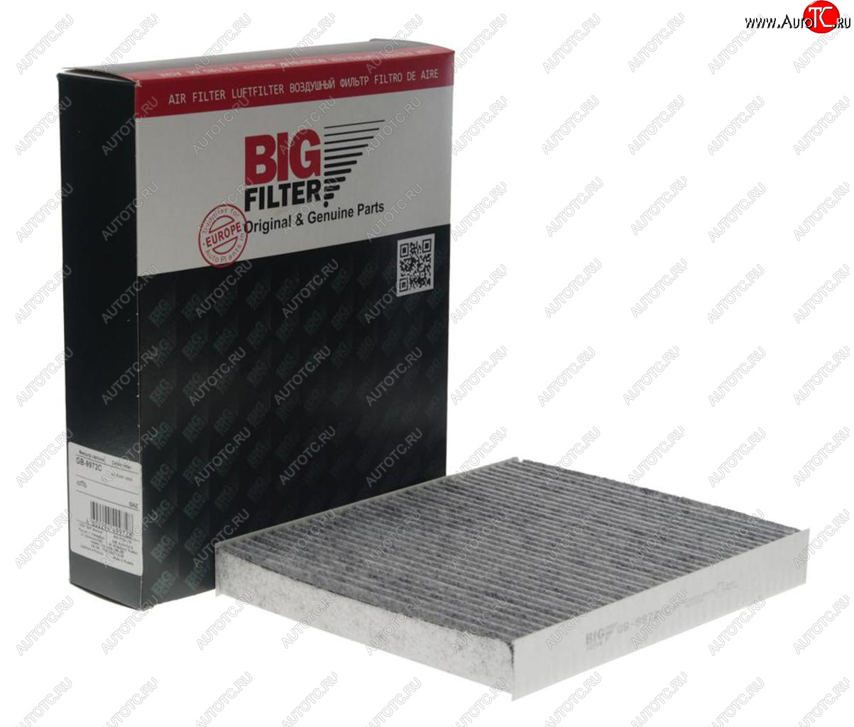 679 р. Фильтр воздушный салона ГАЗель Next,УРАЛ Next угольный BIG FILTER BIG FILTER gb-9972c  с доставкой в г. Майкоп