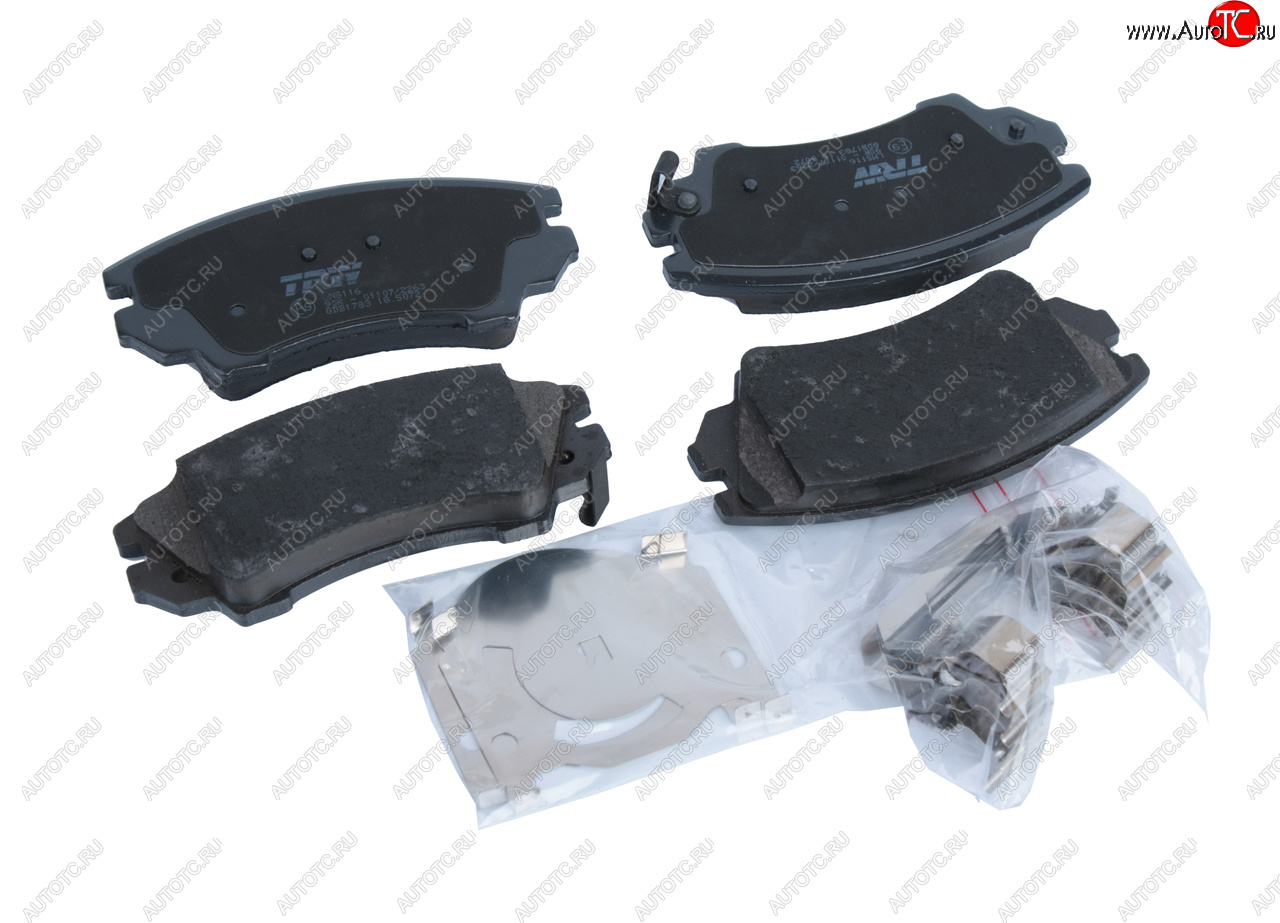 4 799 р. Колодки тормозные передние R17 (4шт.) TRW Opel Astra H GTC хэтчбек 3 дв. дорестайлинг (2004-2006)  с доставкой в г. Майкоп