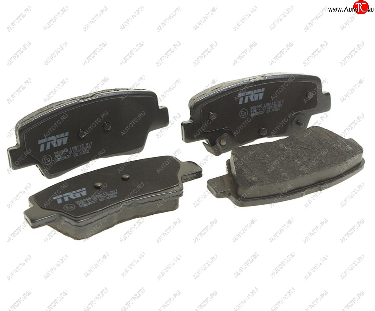 3 169 р. Колодки тормозные задние (4шт.) TRW KIA Ceed 2 JD дорестайлинг универсал (2012-2016)  с доставкой в г. Майкоп