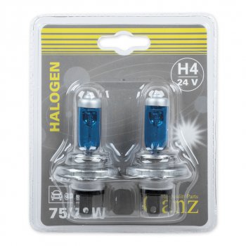 439 р. Лампа 24V H4 7570W P43t +50% блистер (2шт.) GANZ GANZ gip06055  с доставкой в г. Майкоп. Увеличить фотографию 2