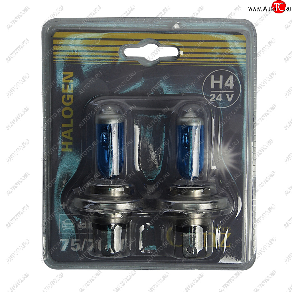 439 р. Лампа 24V H4 7570W P43t +50% блистер (2шт.) GANZ GANZ gip06055  с доставкой в г. Майкоп