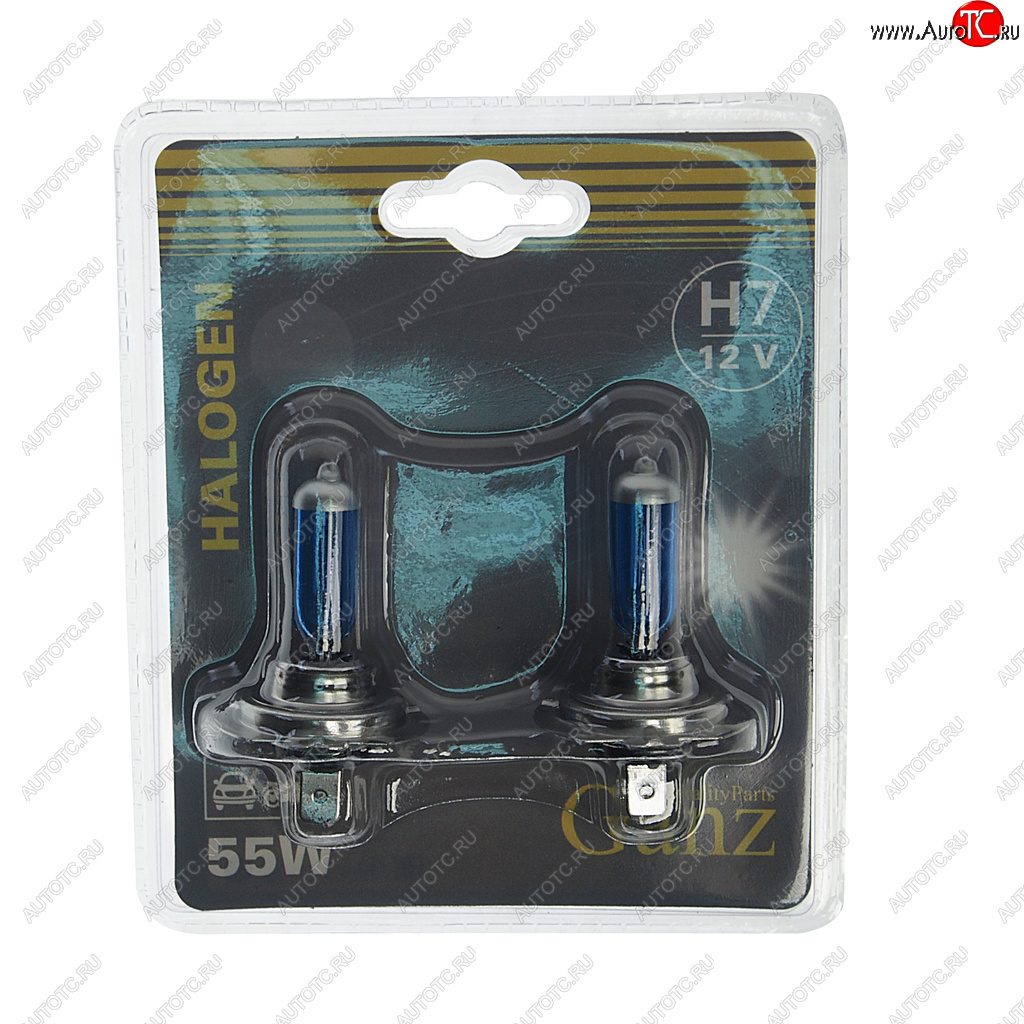 569 р. Лампа 12V H7 55W PX26d +50% блистер (2шт.) GANZ GANZ gip06056  с доставкой в г. Майкоп