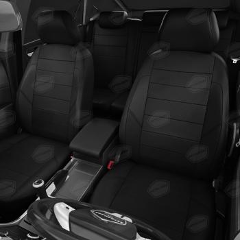7 599 р. Авточехлы GEELY Atlas (19-) экокожа задняя спинка 40х60 с зад.подлокотника черные комплект AVTOLIDER AVTOLIDER gl09-0401-ec01  с доставкой в г. Майкоп. Увеличить фотографию 2
