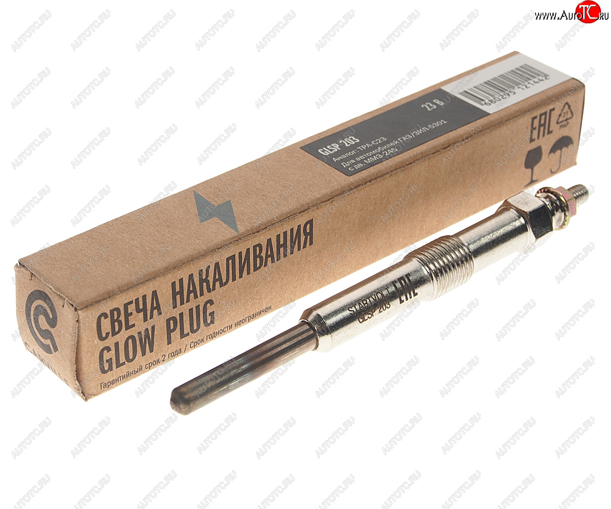 769 р. Свеча накаливания ГАЗ,ЗИЛ-5301 24V STARTVOLT STARTVOLT glsp 203  с доставкой в г. Майкоп