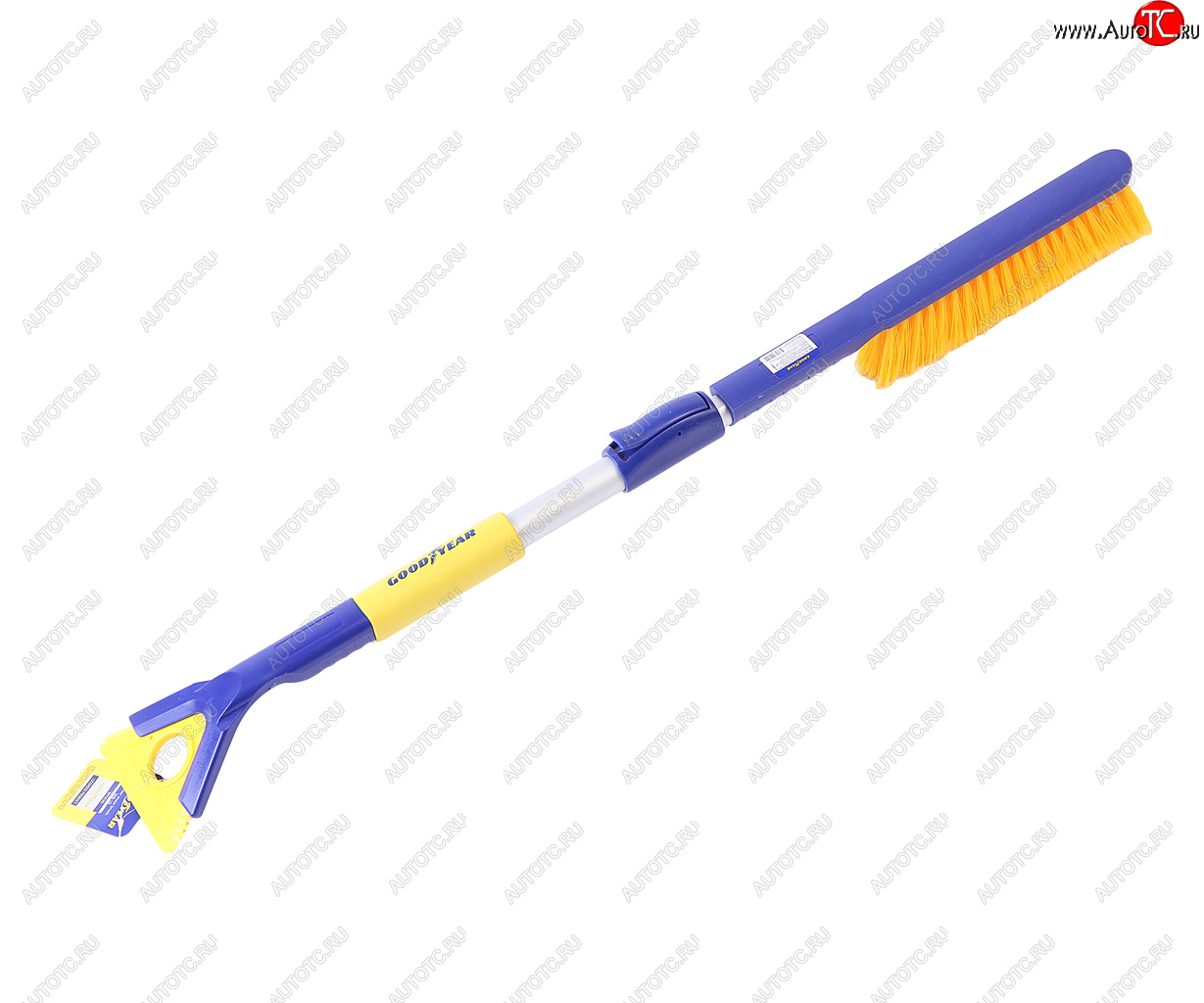 949 р. Щетка со скребком телескопическая 78-100см сине-желтая GOODYEAR GOODYEAR gy000210  с доставкой в г. Майкоп