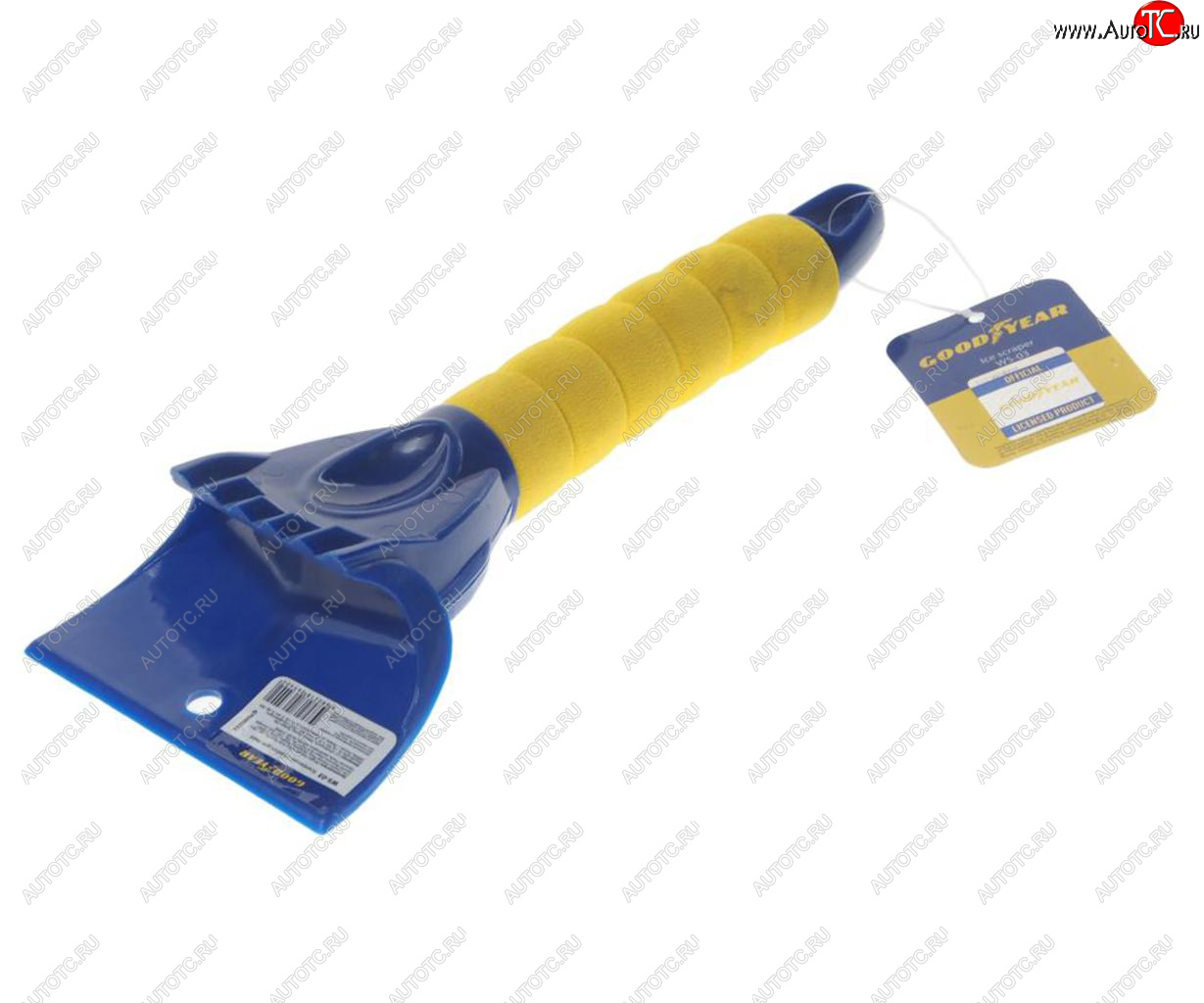 195 р. Скребок для льда 25х10см двойной желто-синий GOODYEAR GOODYEAR gy000232  с доставкой в г. Майкоп