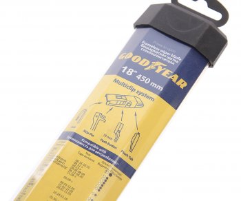869 р. Щетка стеклоочистителя 450мм бескаркасная Multiclip Frameless GOODYEAR GOODYEAR gy000418  с доставкой в г. Майкоп. Увеличить фотографию 4