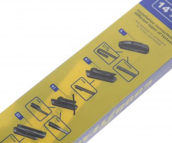 1 059 р. Щетка стеклоочистителя 360мм бескаркасная (8 адаптеров) Premium GOODYEAR GOODYEAR gy000434  с доставкой в г. Майкоп. Увеличить фотографию 3