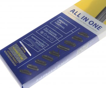 1 059 р. Щетка стеклоочистителя 410мм бескаркасная (8 адаптеров) Premium GOODYEAR GOODYEAR gy000436  с доставкой в г. Майкоп. Увеличить фотографию 2