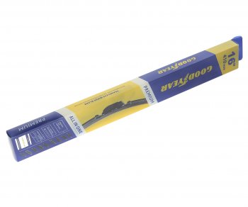 1 059 р. Щетка стеклоочистителя 410мм бескаркасная (8 адаптеров) Premium GOODYEAR GOODYEAR gy000436  с доставкой в г. Майкоп. Увеличить фотографию 1