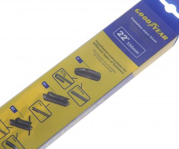 1 059 р. Щетка стеклоочистителя 550мм бескаркасная (8 адаптеров) Premium GOODYEAR GOODYEAR gy000442  с доставкой в г. Майкоп. Увеличить фотографию 2