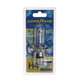 559 р. Лампа 12V H4 6055W P43t блистер (1шт.) More Light GOODYEAR GOODYEAR gy014125  с доставкой в г. Майкоп. Увеличить фотографию 1