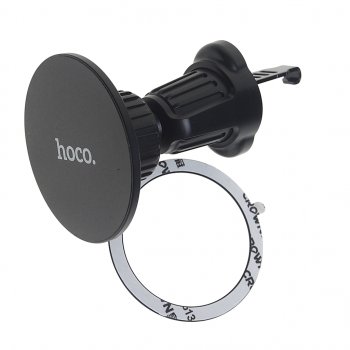 769 р. Держатель телефона на дефлектор магнитный HOCO HOCO h12 black HOCO h12 black  с доставкой в г. Майкоп. Увеличить фотографию 1