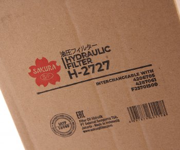 3 169 р. Фильтр гидравлический HITACHI SAKURA SAKURA h2727  с доставкой в г. Майкоп. Увеличить фотографию 4