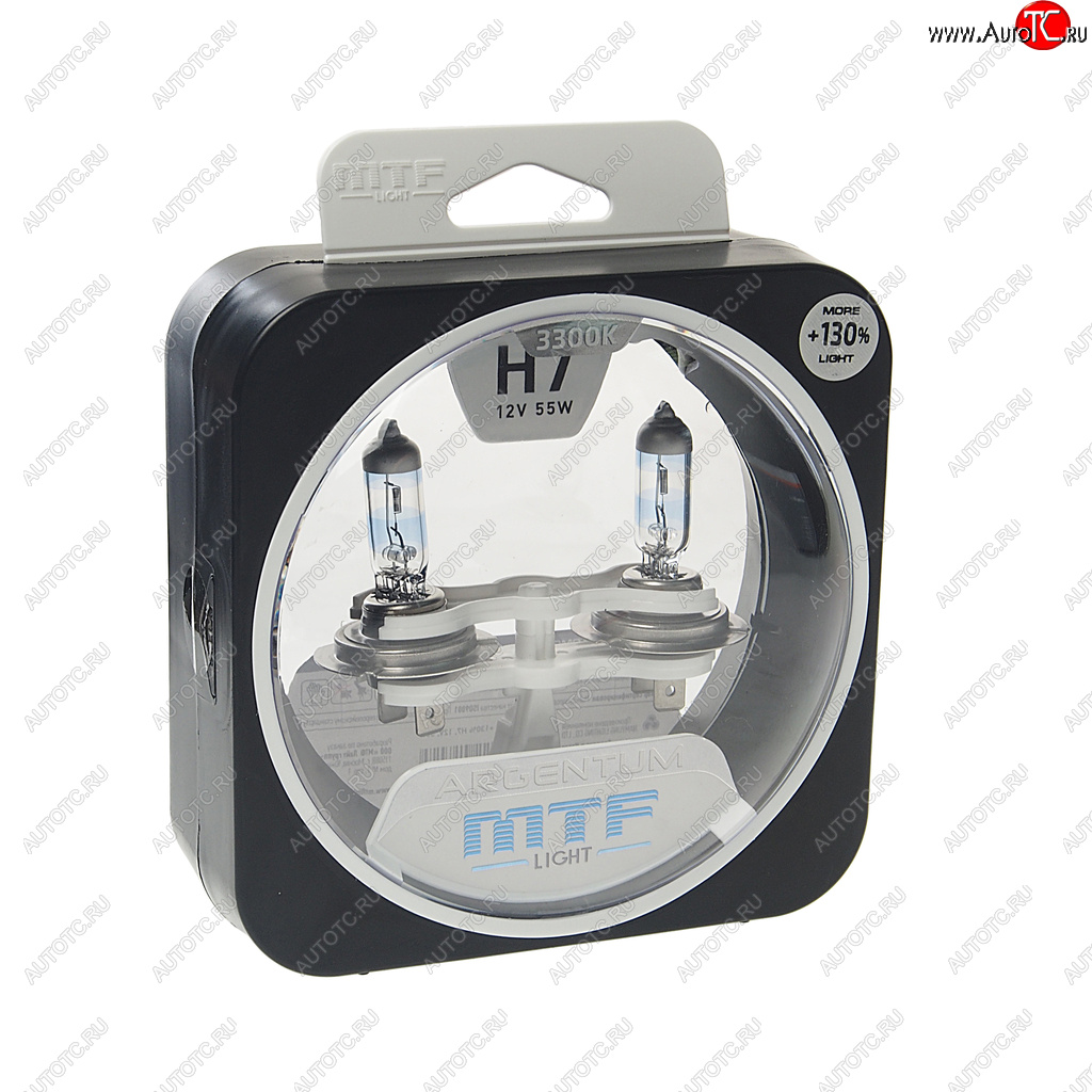2 099 р. Лампа 12V H7 55W PX26d +130% бокс (2шт.) Argentum MTF MTF h3a1207  с доставкой в г. Майкоп