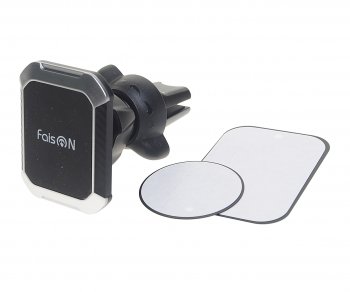 619 р. Держатель телефона на дефлектор магнитный FAISON FAISON h-84 emphasis black  с доставкой в г. Майкоп. Увеличить фотографию 1