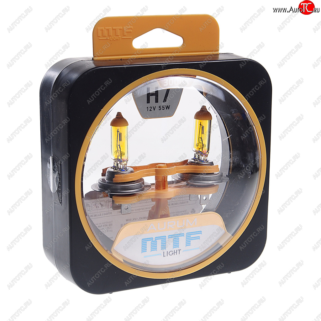 1 779 р. Лампа 12V H7 55W PX26d бокс (2шт.) Aurum MTF MTF hau1207  с доставкой в г. Майкоп