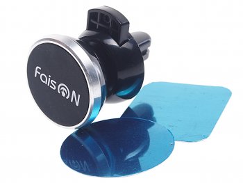 519 р. Держатель телефона на дефлектор магнитный FAISON FAISON hca3 blacksliver  с доставкой в г. Майкоп. Увеличить фотографию 1