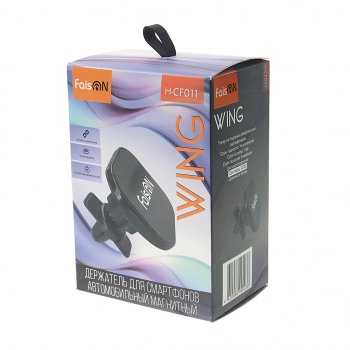 639 р. Держатель телефона на дефлектор магнитный FAISON FAISON h-cf011 black  с доставкой в г. Майкоп. Увеличить фотографию 3