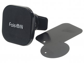 639 р. Держатель телефона на дефлектор магнитный FAISON FAISON h-cf011 black  с доставкой в г. Майкоп. Увеличить фотографию 1