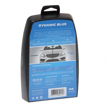 1 879 р. Лампа 12V H4 6055W P43t бокс (2шт.) Dynamic Blue MTF MTF hdb1204  с доставкой в г. Майкоп. Увеличить фотографию 2