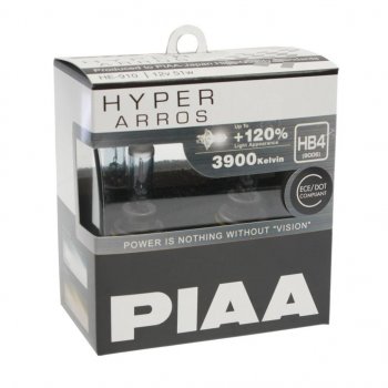 1 499 р. Лампа 12V HB4 55W +120% бокс (2шт.) Hyper Arros PIAA PIAA (Пиаа) he-910-hb4  с доставкой в г. Майкоп. Увеличить фотографию 1