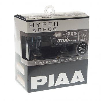 2 079 р. Лампа 12V HIR2 55W PX22d +120% бокс (2шт.) Hyper Arros PIAA PIAA (Пиаа) he-912-hir2 PIAA (Пиаа) he-912-hir2  с доставкой в г. Майкоп. Увеличить фотографию 1