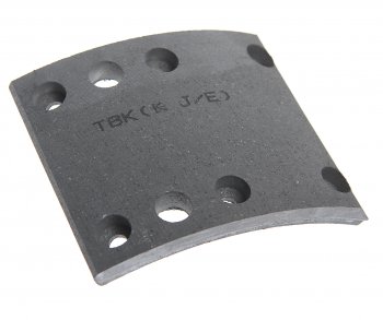 829 р. Накладка тормозной колодки JAC N90 КАМАЗ Компас-9 задней (1шт.) OE JAC hf16016e7-3502105-tbk  с доставкой в г. Майкоп. Увеличить фотографию 1
