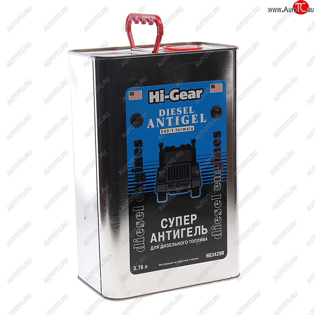 8 199 р. Антигель дизельного топлива 3.78л на 1900л HI-GEAR HI-GEAR hg3429r  с доставкой в г. Майкоп