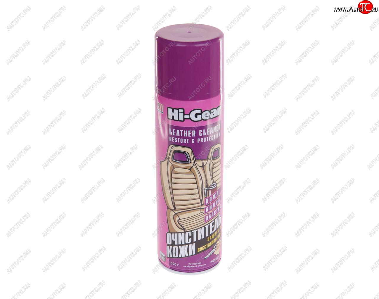 1 579 р. Очиститель кожи аэрозоль 496мл HI-GEAR HI-GEAR hg5217  с доставкой в г. Майкоп
