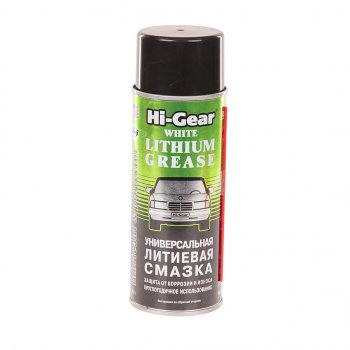 1 169 р. Смазка литиевая белая грязеотталкивающая 312г аэрозоль HI-GEAR HI-GEAR hg5503  с доставкой в г. Майкоп. Увеличить фотографию 1