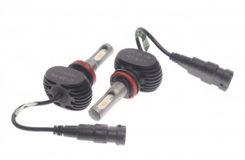 2 279 р. Лампа светодиодная 1224V H11 PGJ19-2 4300K (2шт.) I-Zoom OPTIMA OPTIMA i-h11-ww  с доставкой в г. Майкоп. Увеличить фотографию 1
