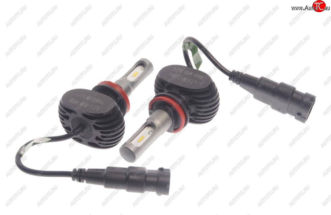 2 279 р. Лампа светодиодная 1224V H11 PGJ19-2 4300K (2шт.) I-Zoom OPTIMA OPTIMA i-h11-ww  с доставкой в г. Майкоп