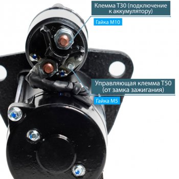 20 999 р. Стартер КАМАЗ дв.740.50-360,51-320 ЕВРО-2,3 24В 4.0кВт ISKRAMOTOR ISKRAMOTOR ims101775  с доставкой в г. Майкоп. Увеличить фотографию 2