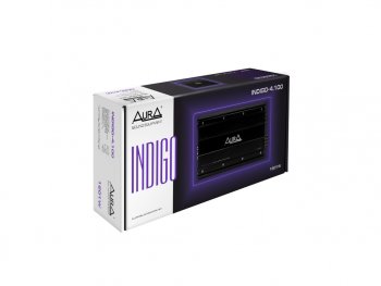 12 299 р. Усилитель автомобильный 4х100Вт AURA AURA indigo-4.100  с доставкой в г. Майкоп. Увеличить фотографию 2