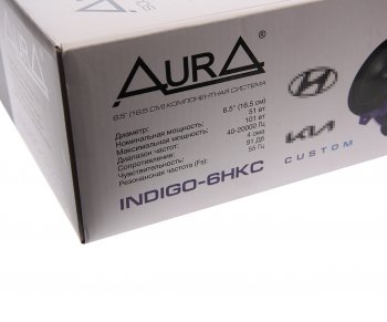 7 349 р. Колонки компонентные 6 (16см) 51Вт HYUNDAI SOLARIS (2017+) KIA RIO (2017+) AURA AURA indigo-6hkc  с доставкой в г. Майкоп. Увеличить фотографию 5