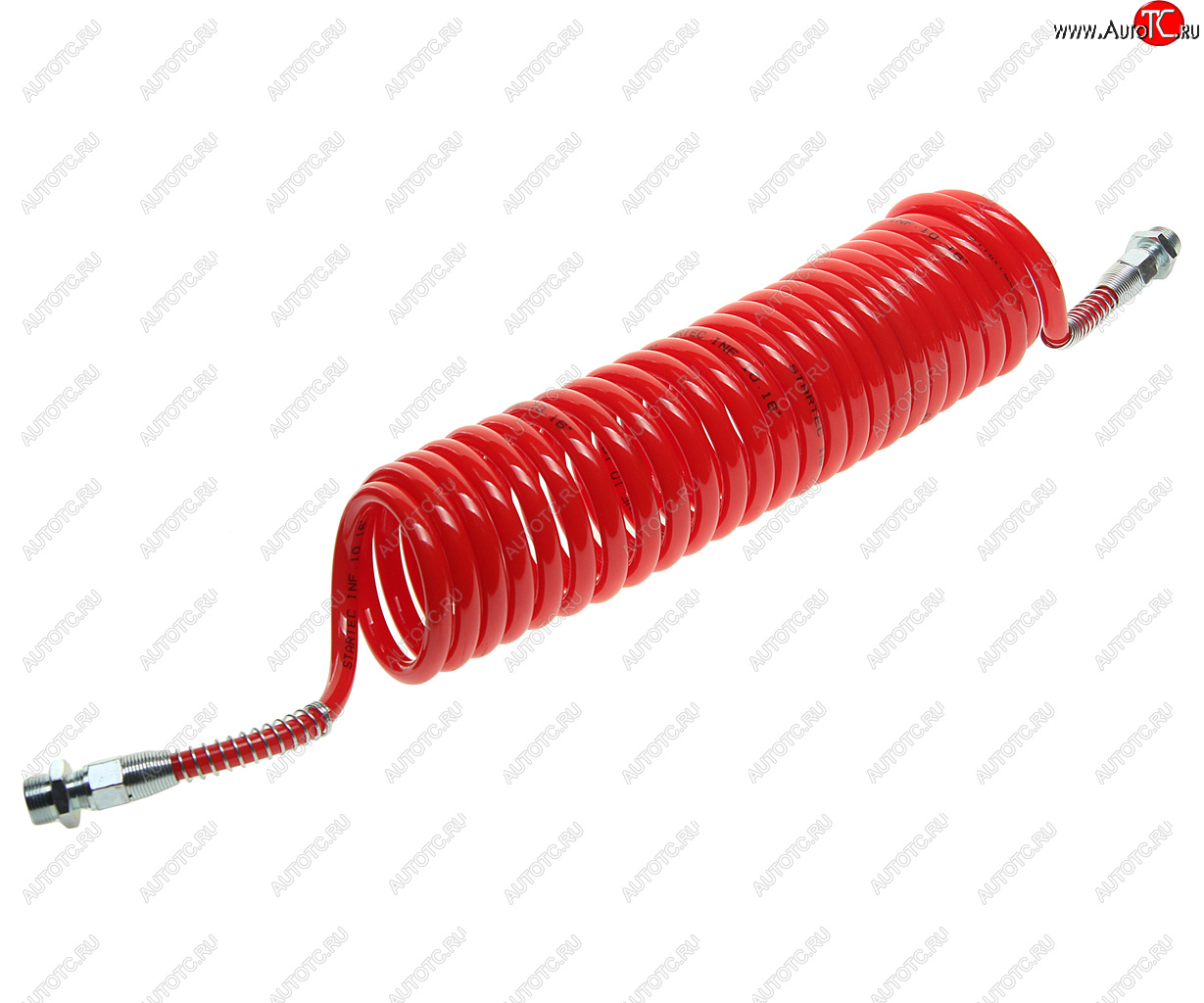 1 939 р. Шланг пневматический витой М22 L=7.5м (красный) Polyurethane STARTEC STARTEC inf.10.162  с доставкой в г. Майкоп