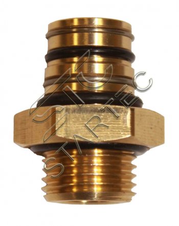 459 р. Соединитель переходник М22x1.5 P5 поворотный латунь STARTEC STARTEC inf.11.22p5  с доставкой в г. Майкоп. Увеличить фотографию 2