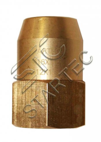 819 р. Соединитель трубки ПВХ,полиамид d=12x1.5мм (внутренняя резьба) М22х1.5 латунь STARTEC STARTEC inf.11.f2212  с доставкой в г. Майкоп. Увеличить фотографию 1