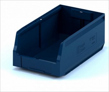 429 р. Лоток складской 400х225х150мм синий IPLAST IPLAST ip-366640  с доставкой в г. Майкоп. Увеличить фотографию 3