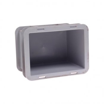 289 р. Ящик полимерный многооборотный 200х150х120мм серый IPLAST IPLAST ip-378727  с доставкой в г. Майкоп. Увеличить фотографию 2