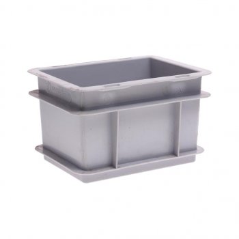 289 р. Ящик полимерный многооборотный 200х150х120мм серый IPLAST IPLAST ip-378727  с доставкой в г. Майкоп. Увеличить фотографию 1